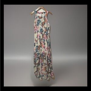 Bar 3 Floral Sleeveless Maxi Dress